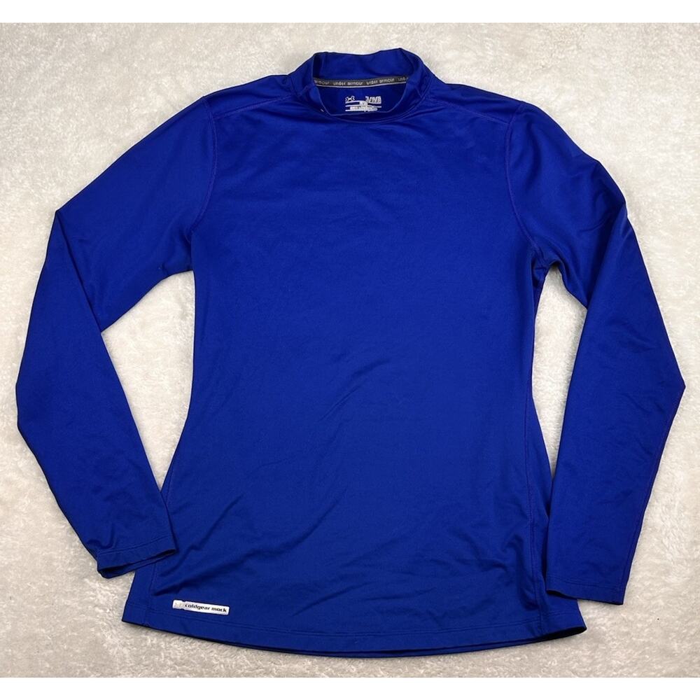 Under Armour Coldgear Compression Shirt Womens XL Mock Neck Base Layer Athletic